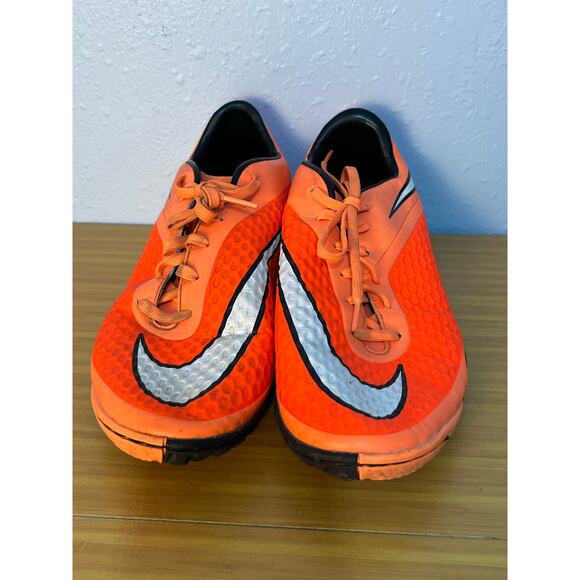 Nike Hypervenom Phelon TF Soccer Shoes Cleats Size 11 Indoor Hyper Crimson Read - Picture 1 of 9